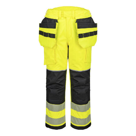 FR427 PW3 Modaflame Rain+ Hi-Vis FR Winter Holster Trousers Yellow/Black