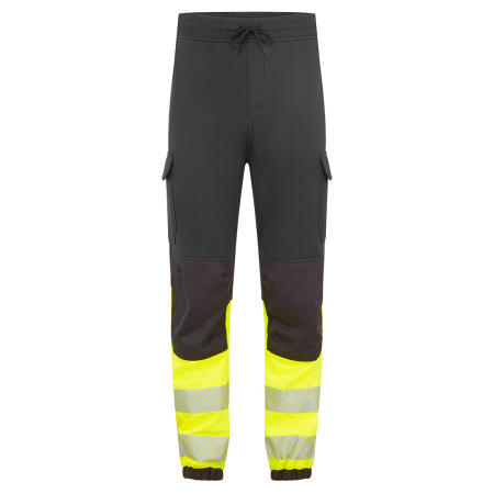 FR433 PW3 Modaflame Hi-Vis Class 1 FR Jogger Black/Yellow