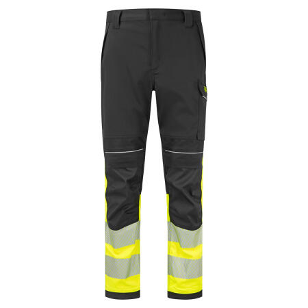 FR450 PW3 Modaflame Work Hi-Vis Class 1 FR Trousers Yellow/Black