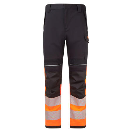 FR451 PW3 Modaflame Work HVO Class 1 FR Trousers Orange/Black