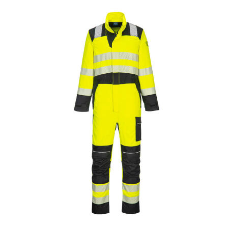FR507 PW3 Modaflame Work Hi-Vis Multi-Norm FR Coverall Yellow/Black