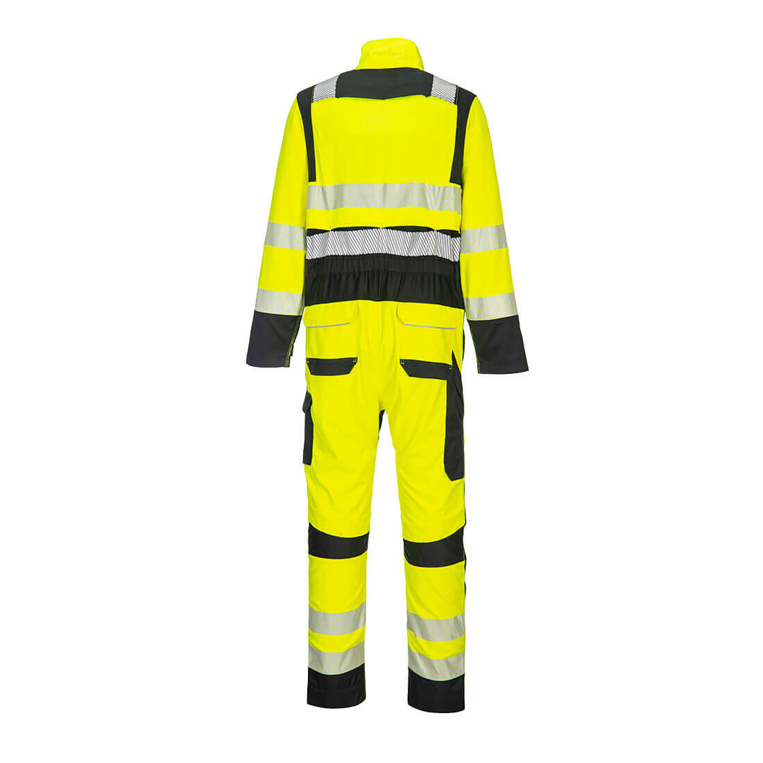 FR507 PW3 Modaflame Work Hi-Vis Multi-Norm FR Coverall Yellow/Black - Image 2