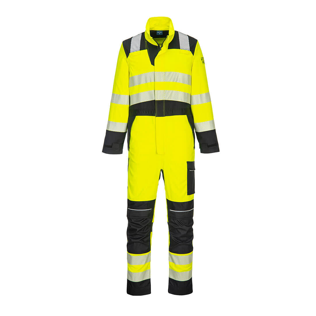 FR507 PW3 Modaflame Work Hi-Vis Multi-Norm FR Coverall Yellow/Black