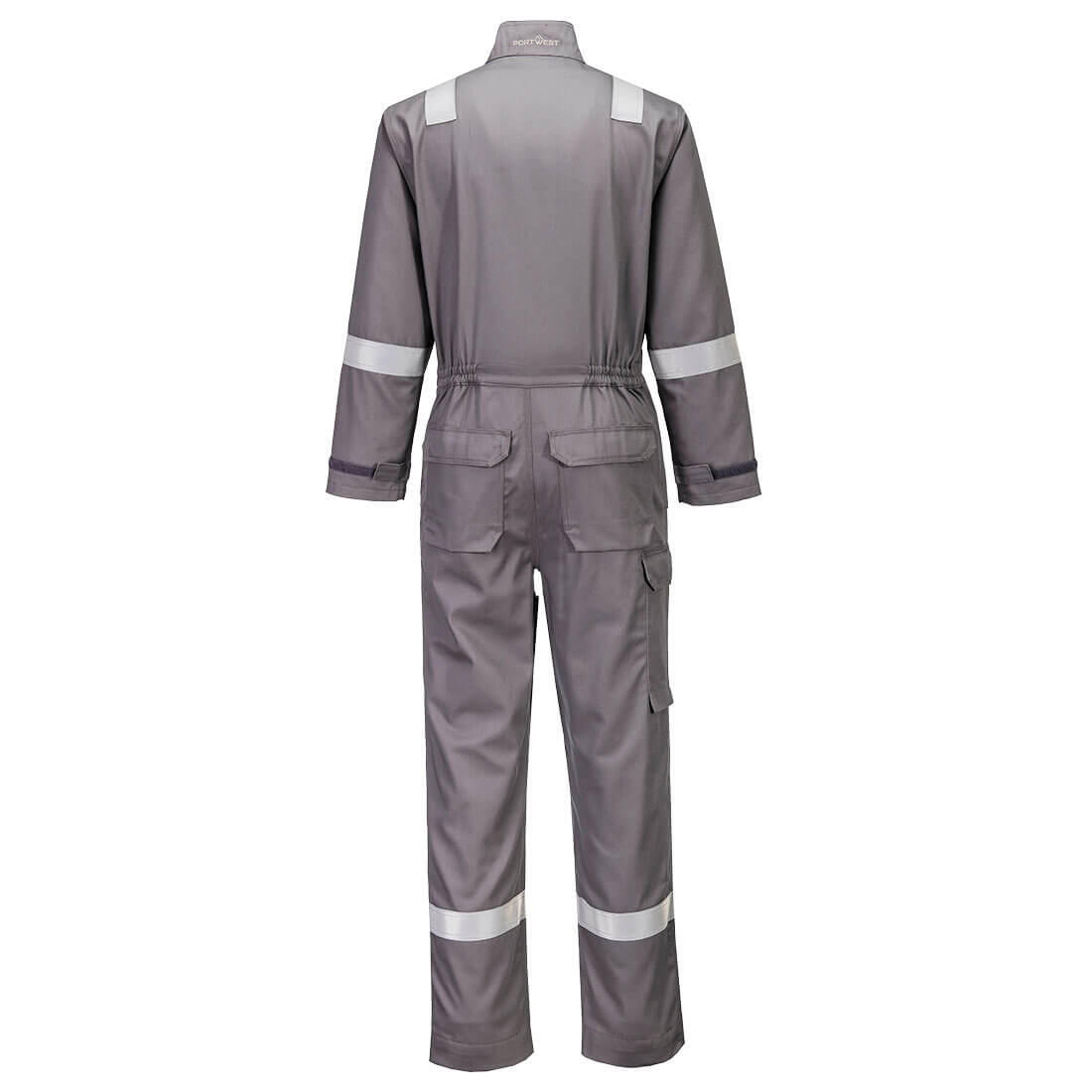 FR513 Bizflame Work+ FR Coverall Grey - Image 2