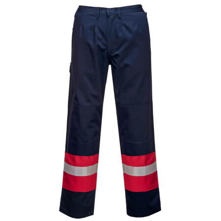 FR56 Bizflame Work Two Tone FR Trousers Navy