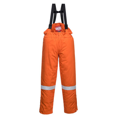 FR58 FR Anti-Static Winter Salopettes Orange