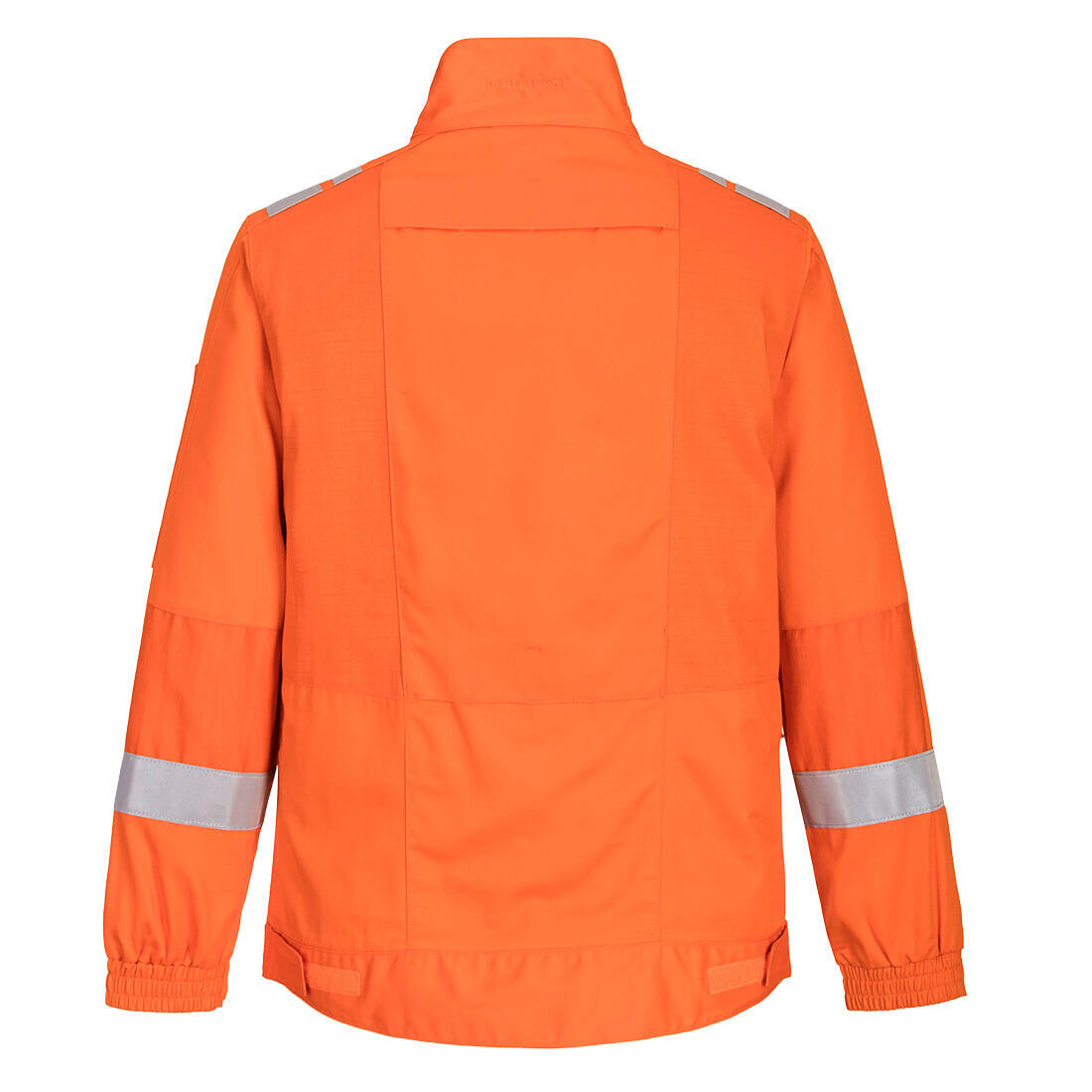 FR601 Bizflame Work Lightweight Stretch Panelled FR Jacket Orange - Image 2