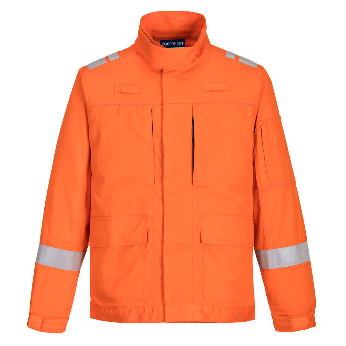 FR601 Bizflame Work Lightweight Stretch Panelled FR Jacket Orange