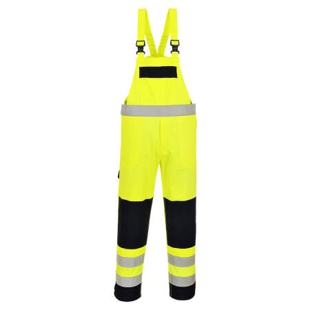 FR63 Bizflame Work Hi-Vis Multi-Norm Contrast FR Bib and Brace Yellow/Navy