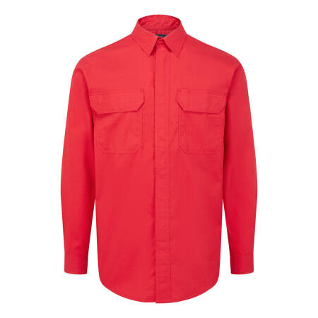 FR69 Bizflame Work Lightweight FR Shirt Red
