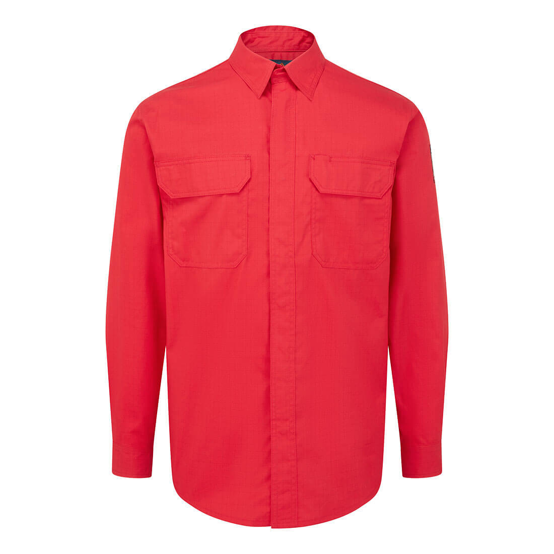 FR69 Bizflame Work Lightweight FR Shirt Red