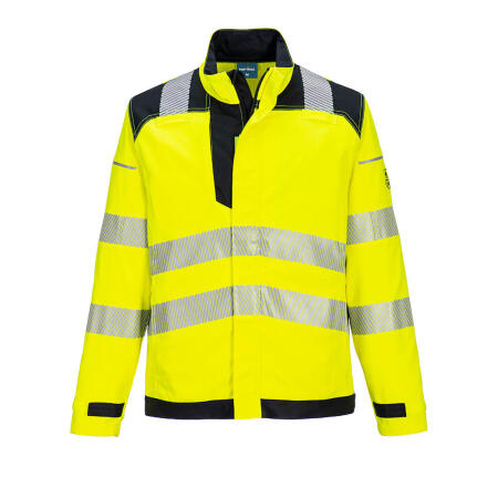 FR714 PW3 Modaflame Work Hi-Vis Multi-Norm FR Jacket Yellow/Black