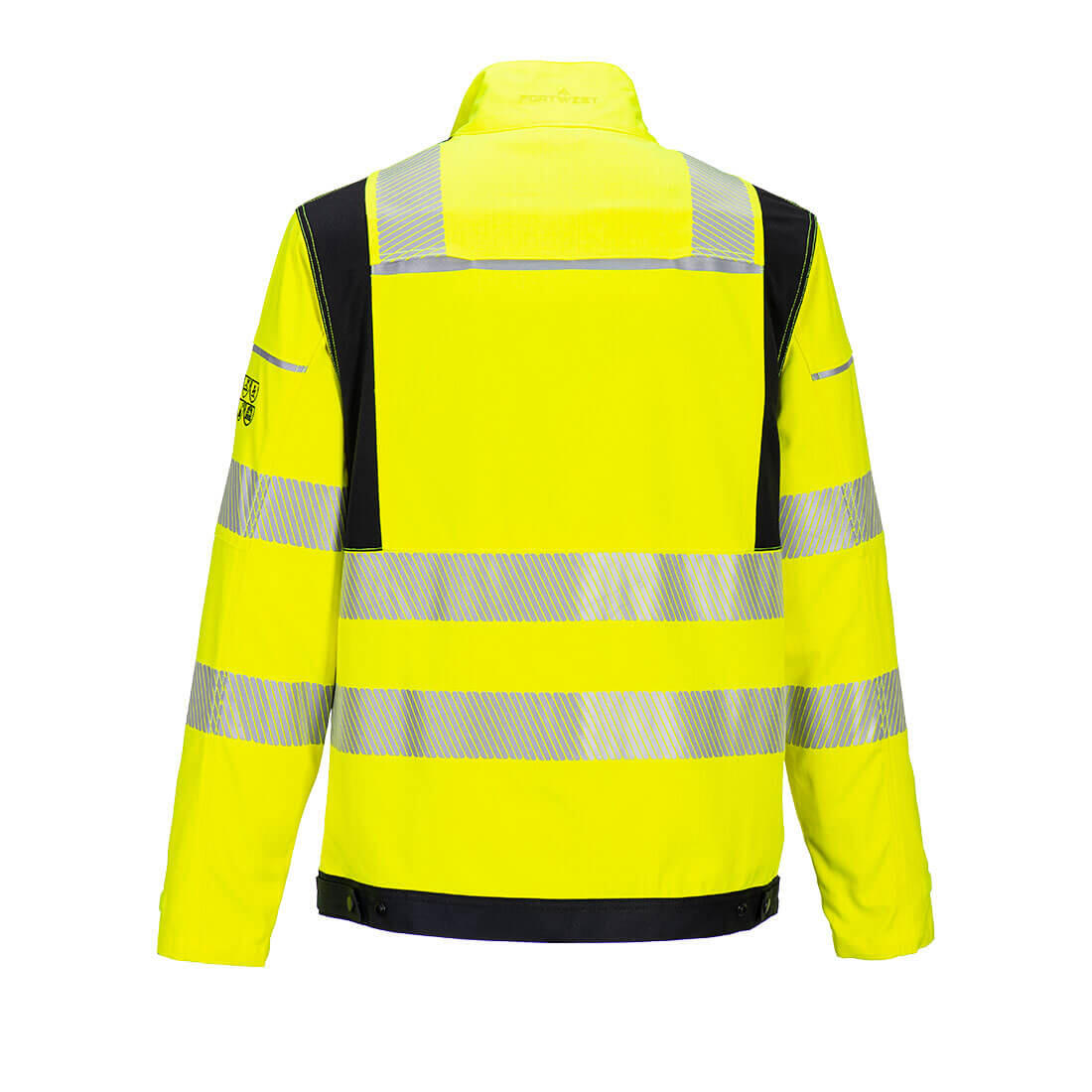FR714 PW3 Modaflame Work Hi-Vis Multi-Norm FR Jacket Yellow/Black - Image 2