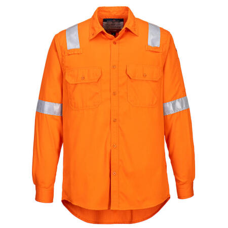 FR720 Bizflame Work Lightweight FR Shirt Orange