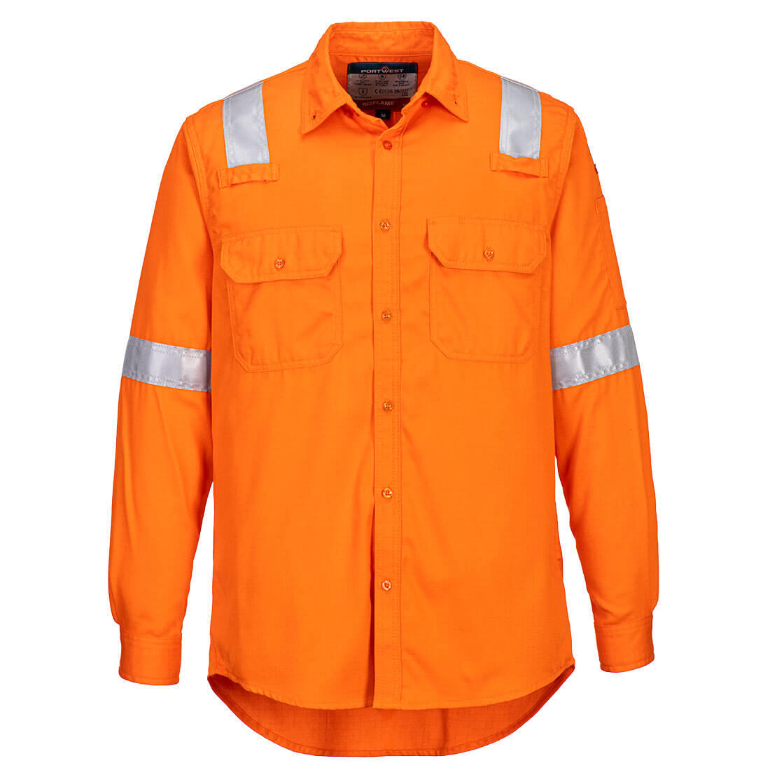 FR720 Bizflame Work Lightweight FR Shirt Orange