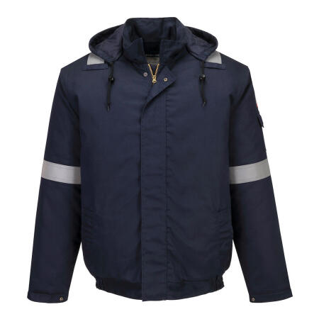 FR731 Bizflame Work+ FR Insulated Bomber Jacket Navy
