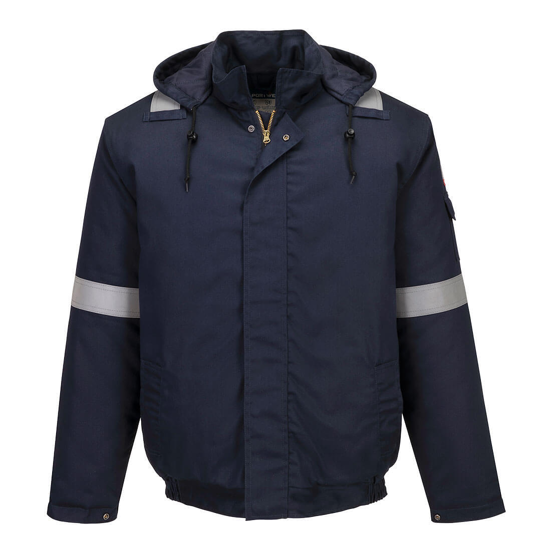 FR731 Bizflame Work+ FR Insulated Bomber Jacket Navy
