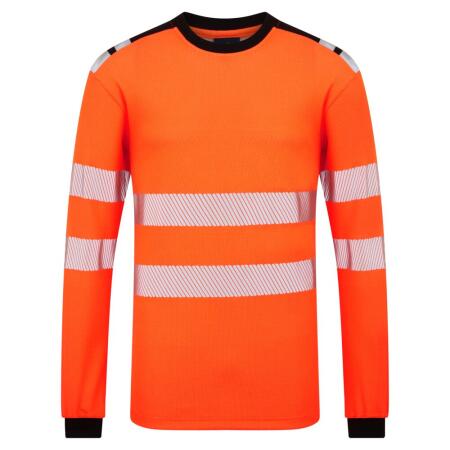 FR736 PW3 Modaflame Knit HVO FR Long Sleeve T-Shirt Orange/Black
