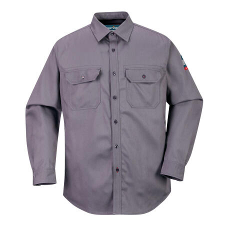 FR89 Bizflame 88/12 FR Shirt Grey