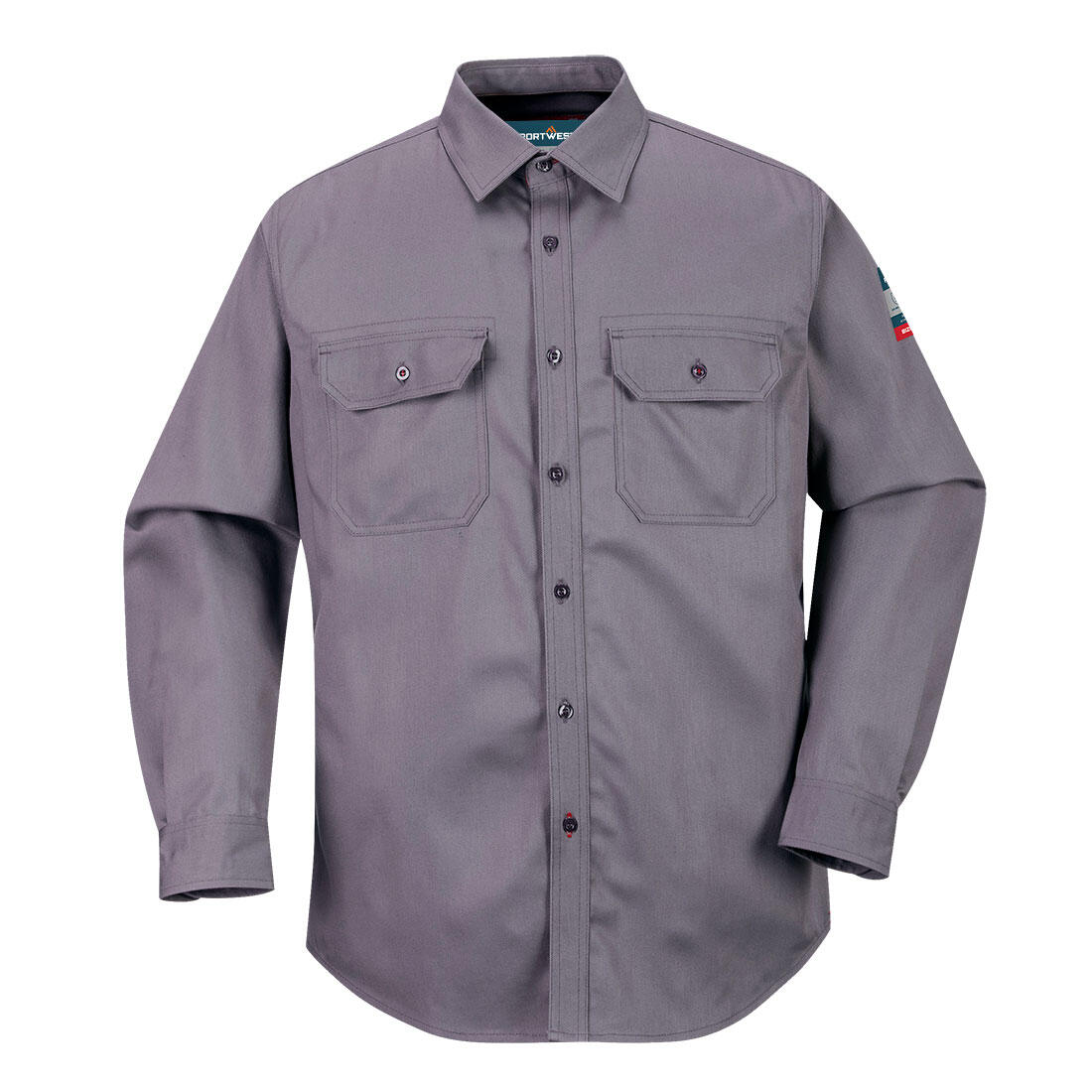FR89 Bizflame 88/12 FR Shirt Grey