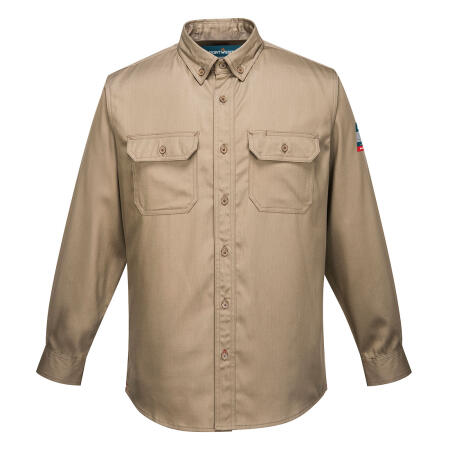 FR89 Bizflame 88/12 FR Shirt Khaki