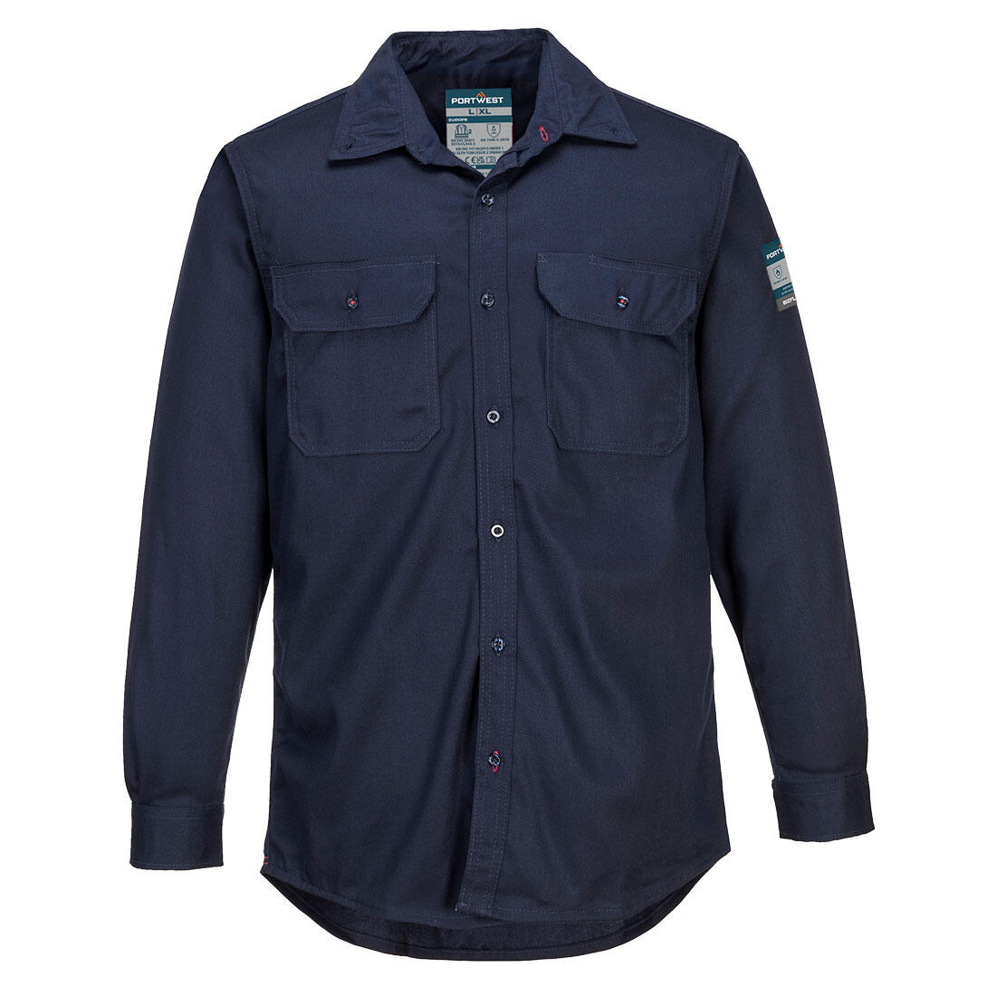 FR89 Bizflame 88/12 FR Shirt Navy