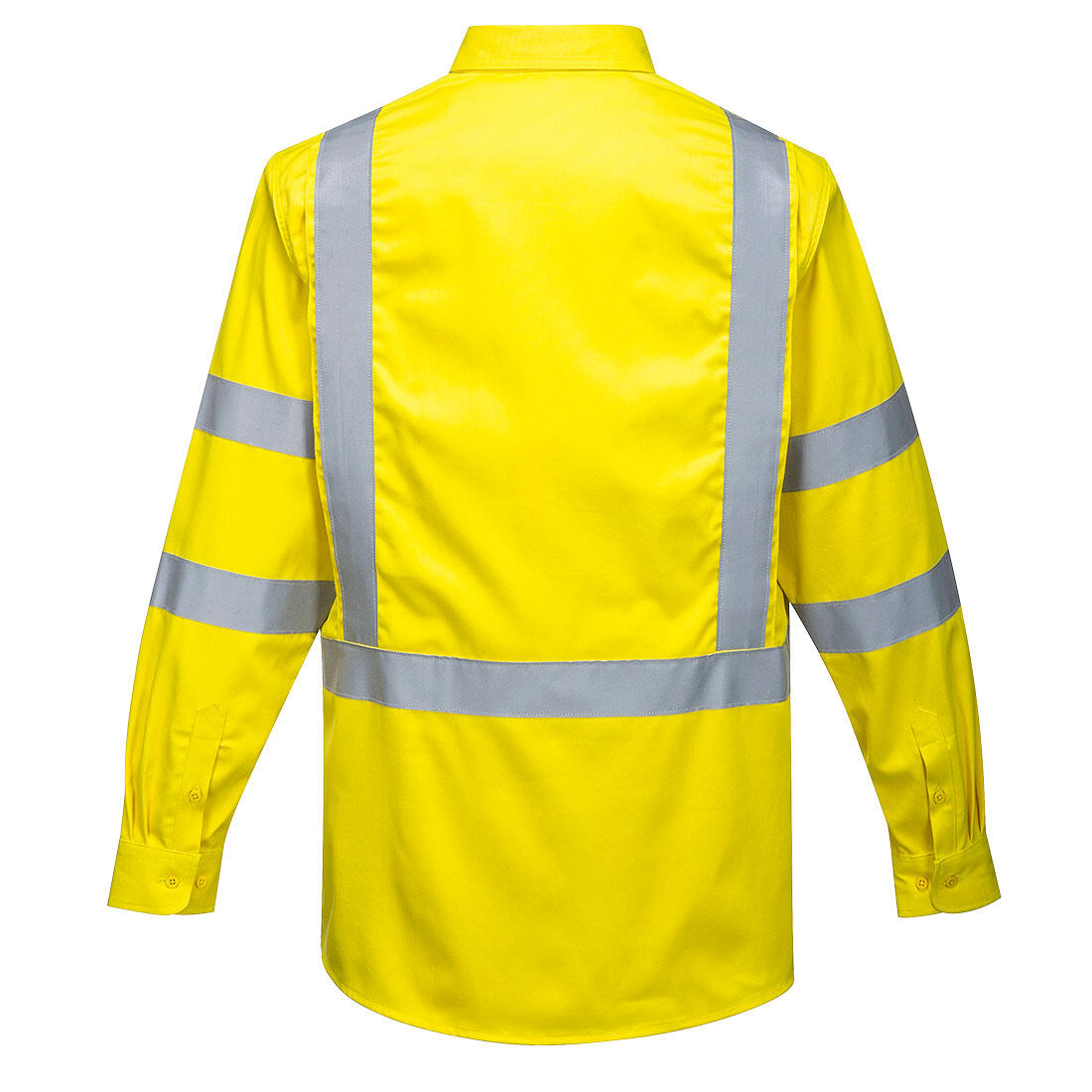 FR95 Bizflame 88/12 Hi-Vis FR Shirt Yellow - Image 2