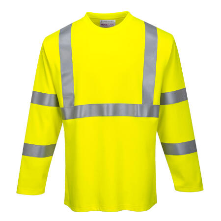 FR96 Modaflame Knit Hi-Vis FR Long Sleeve T-Shirt Yellow
