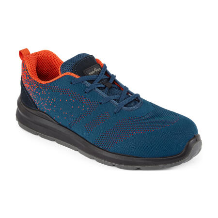 FT25 Steel Textile Trainer S1P FO SR Blue/Orange