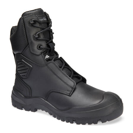 FT31 Steel Leather Shin Boot S3 SC HRO HI CI LG SR Black
