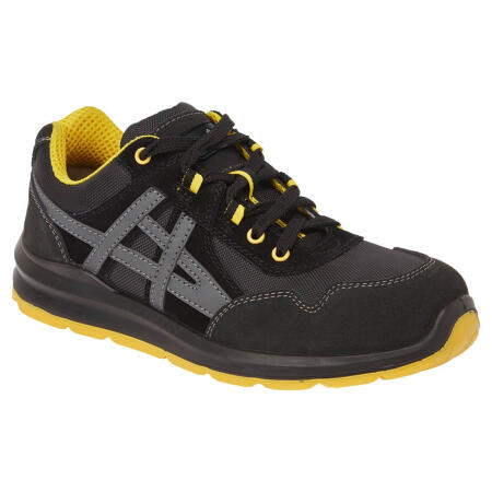 FT50 Steel Leather Trainer S1 FO SR Black