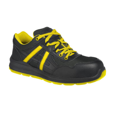 FT60 Portwest Compositelite Mersey Trainer S1P Black/Yellow