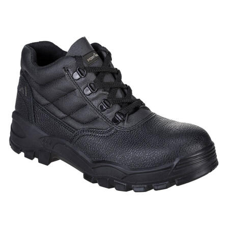 FW10 Steel Split Leather Mid Boot S1P SR Black