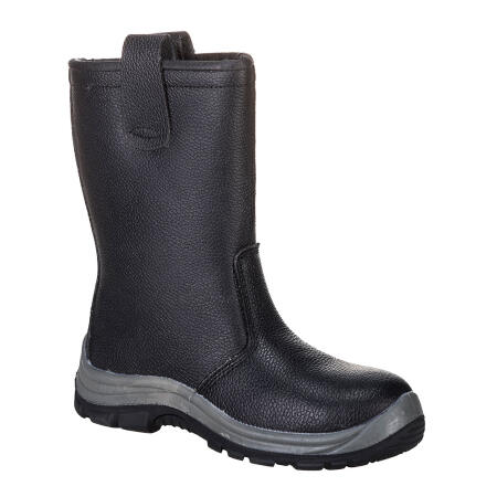 Portwest FW12 Steelite Rigger Boot S1P CI HRO Black