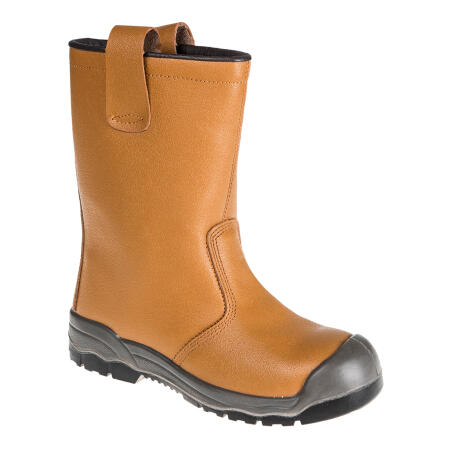 FW13 Steel Action Leather Rigger Boot S1P SR Tan