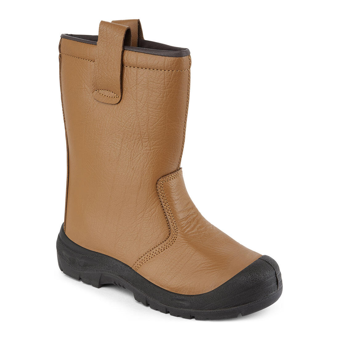 FW29 Steel Leather Rigger Boot S3 SR Tan