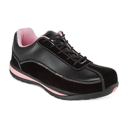 FW39 Steelite Women's Safety Trainer S1P HRO Black/Pink