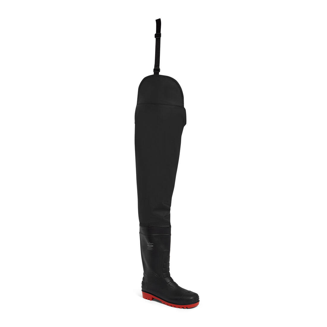 FW71 Steel PVC Waist Wader S5 FO Black