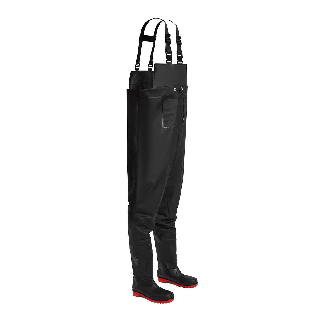 FW74 Steel PVC Chest Wader S5 FO Black