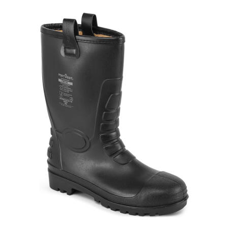 FW75 Steel PVC Rigger Boot S5 FO Black