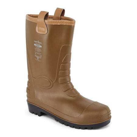 FW75 Steel PVC Rigger Boot S5 FO Tan
