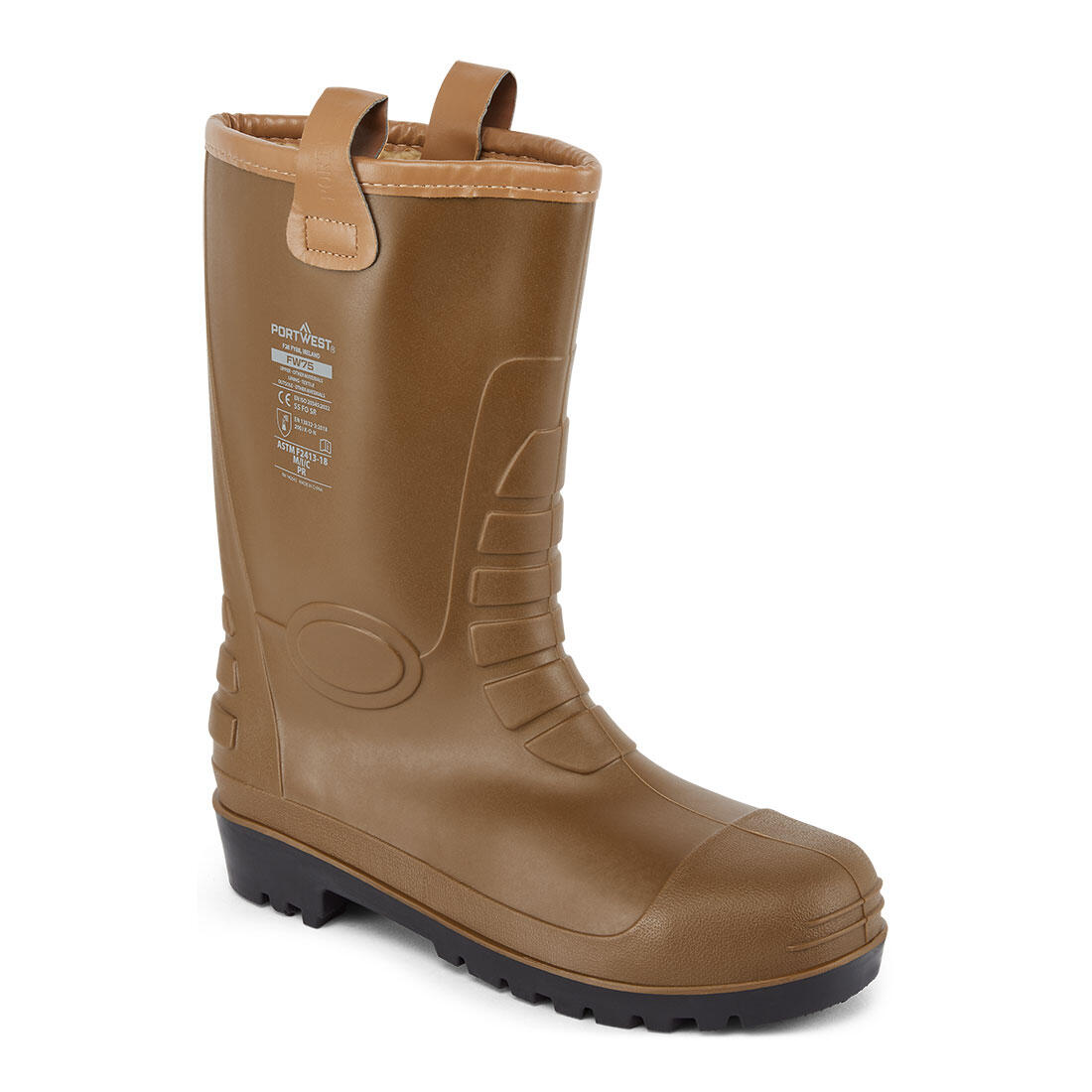 FW75 Steel PVC Rigger Boot S5 FO Tan