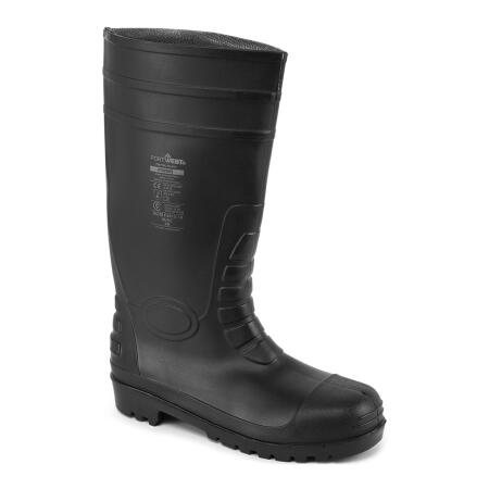 FW95 Steel PVC Wellington S5 FO  Black
