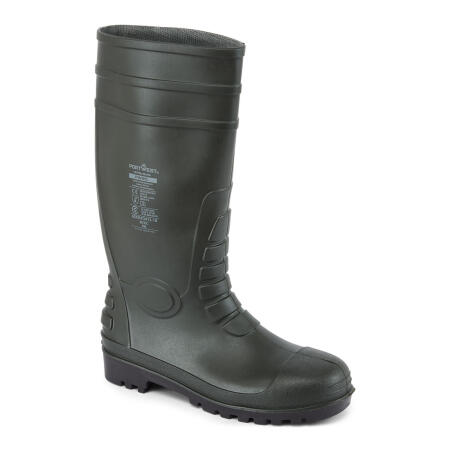 FW95 Steel PVC Wellington S5 FO  Green