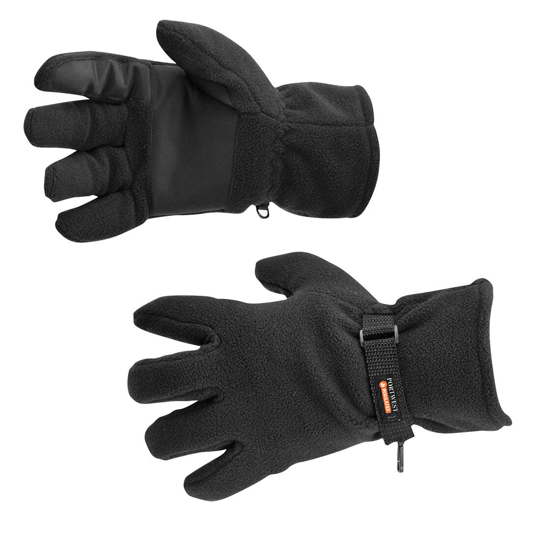 GL12 Insulated Fleece Glove Black