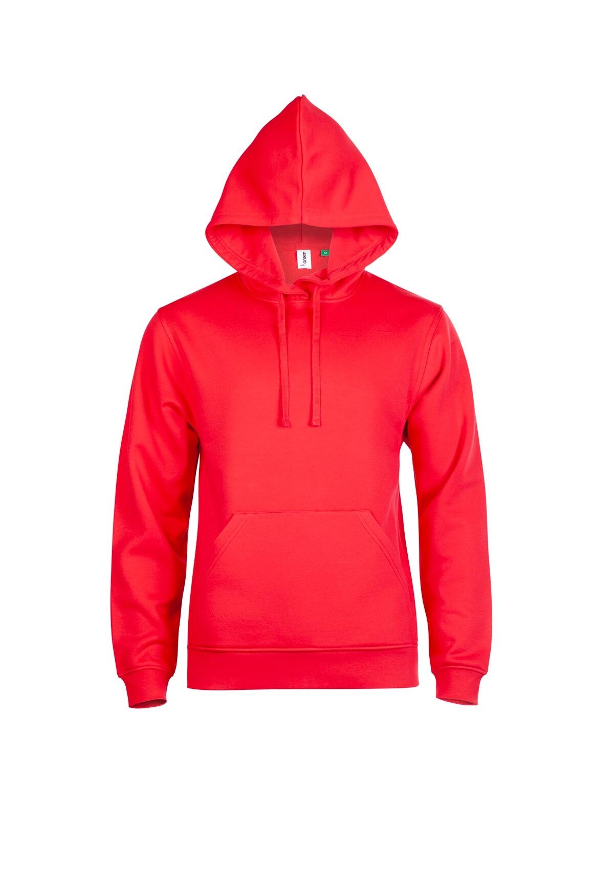 Uneek Clothing GR51 Red Eco Hoodie