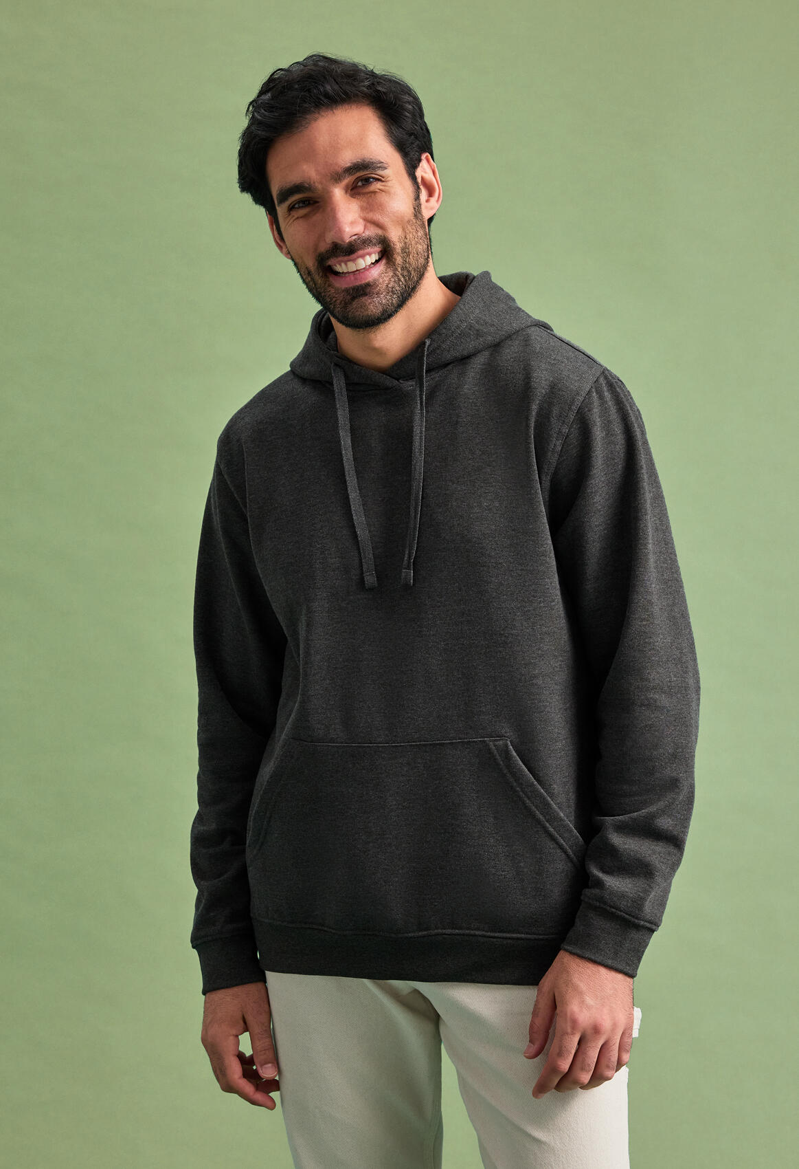GR51 Charcoal Eco Hoodie - Image 2