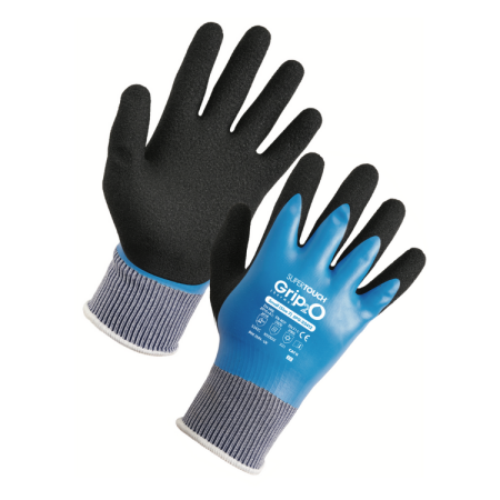 Supertouch Blue Grip2-O Thermal Water & Cut Resistant Gloves