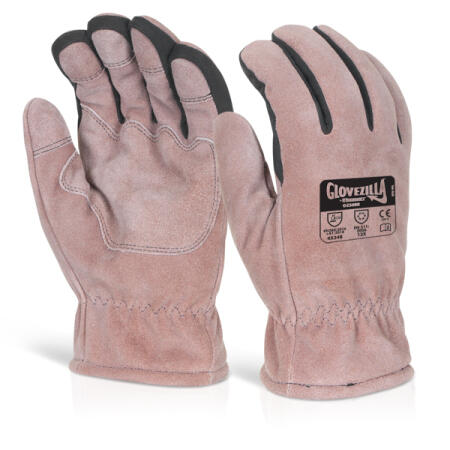 Beeswift Glovezilla Thermal Leather Gloves Brown