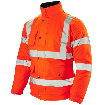 Stormflex Orange Storm-Flex PU Bomber Jacket